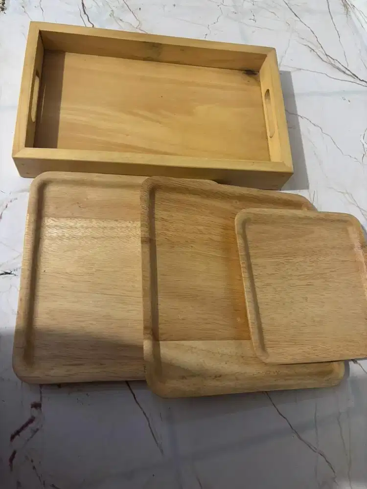 Di jual piring kayu