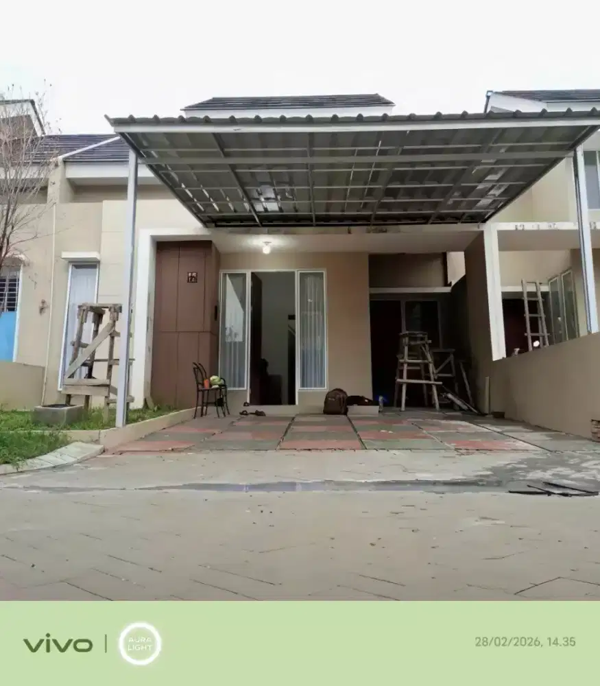 Kanopi baja ringan dan garasi