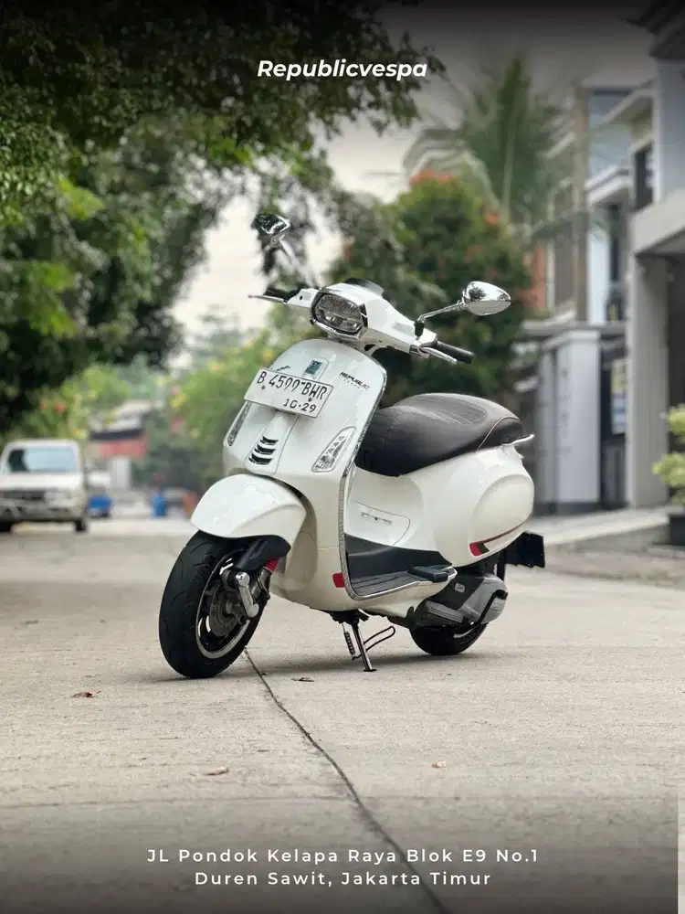 PIAGGIO VESPA SPRINT 150 IGET ABS FACELIFT TH 2019 WARNA WHITE INNOCEN