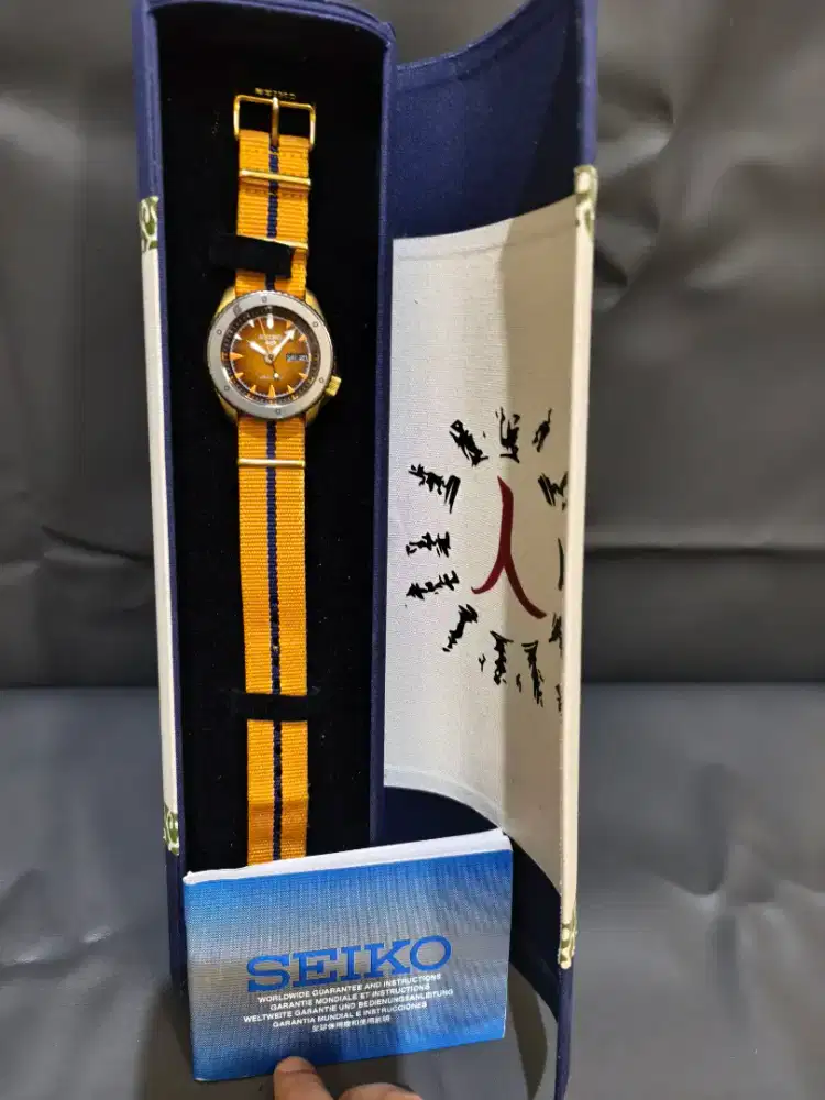 Jam Seiko SRPF70K1 Naruto & buroto Limited Edition Original
