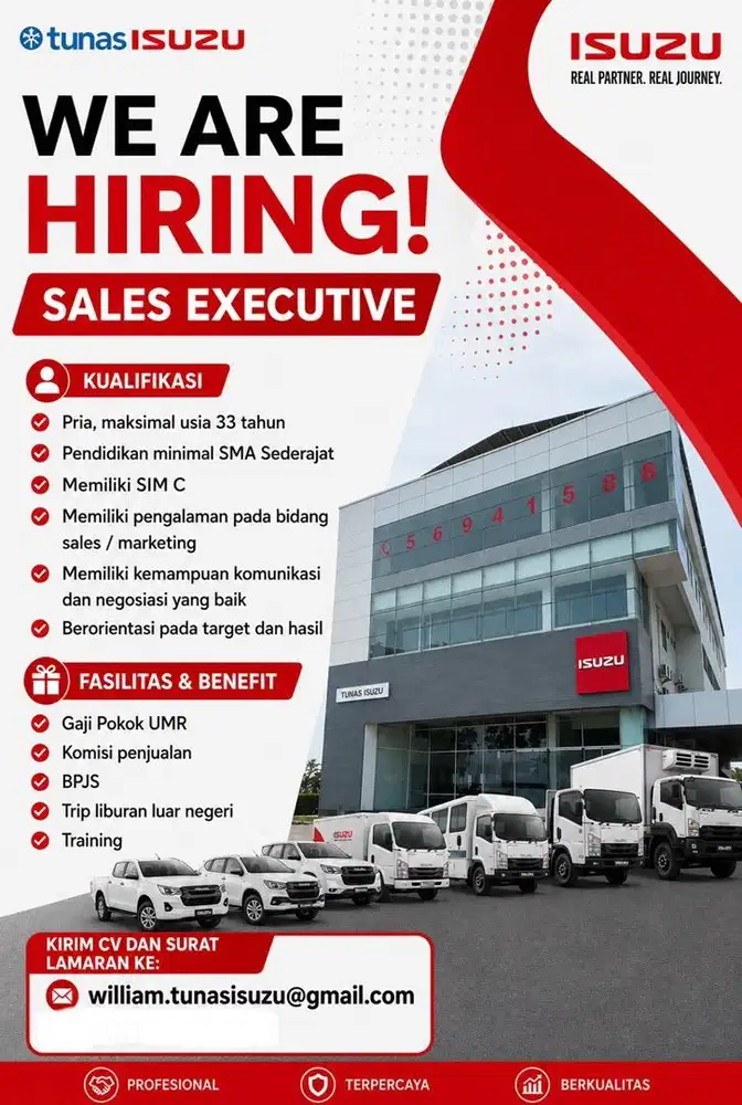 DIBUTUHKAN SEGERA SALESMAN MOBIL