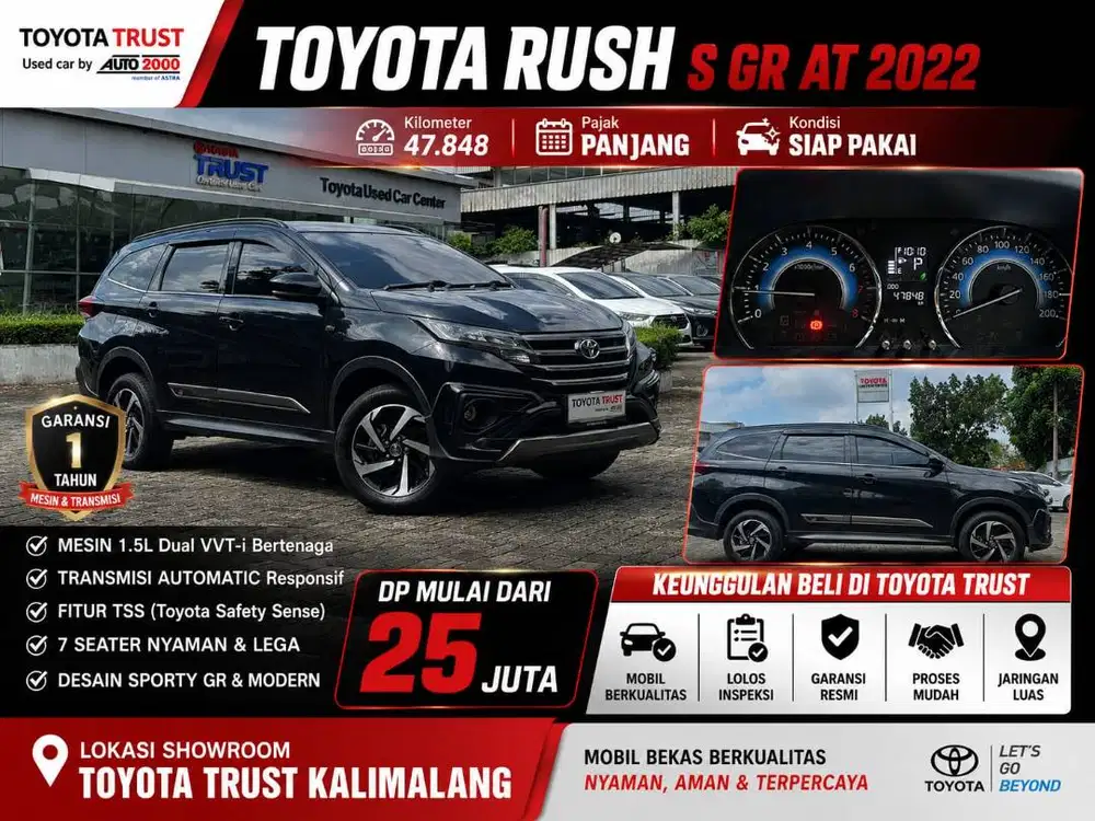 TOYOTA RUSH 1.5 S GR Sport AT 2022