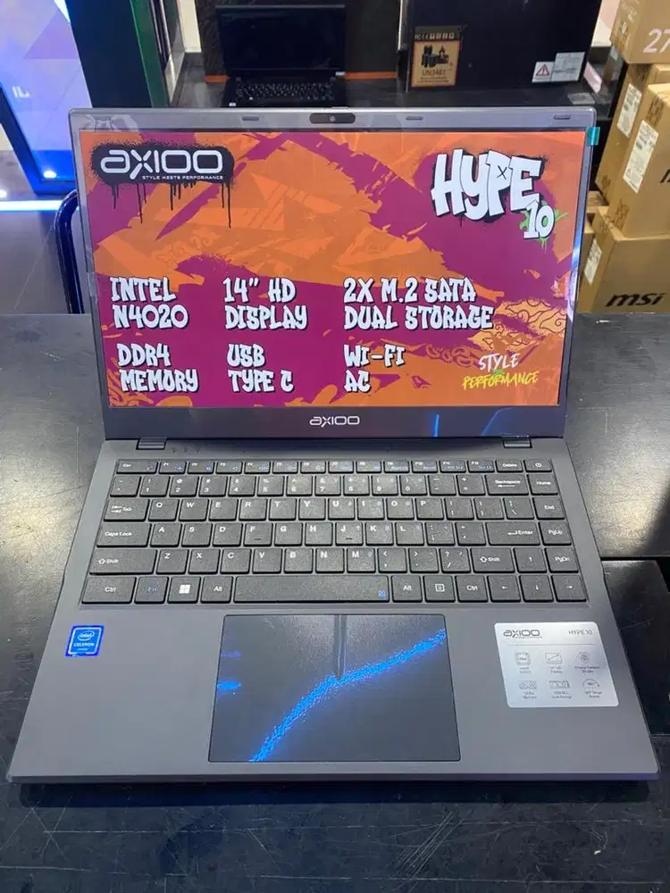 Laptop AXIOO HYPE 10 intel Celeron N4020 RAM 8/256GB + W11 H