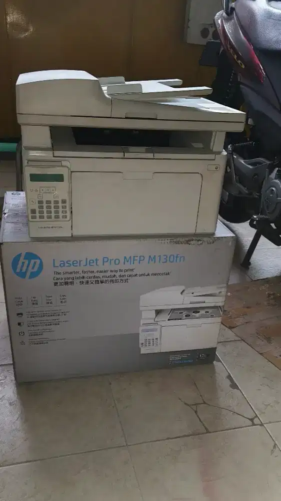 Printer laserjet HP 4in1 print scan copy network