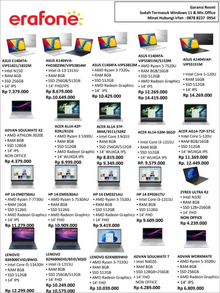Promo cicilan laptop