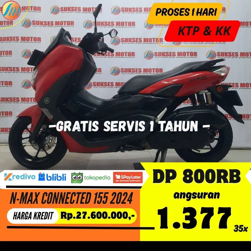 DP PROMO 800RIBU YAMAHA NMAX CONNECTED 155 2024 SEKEN BERGARANSI