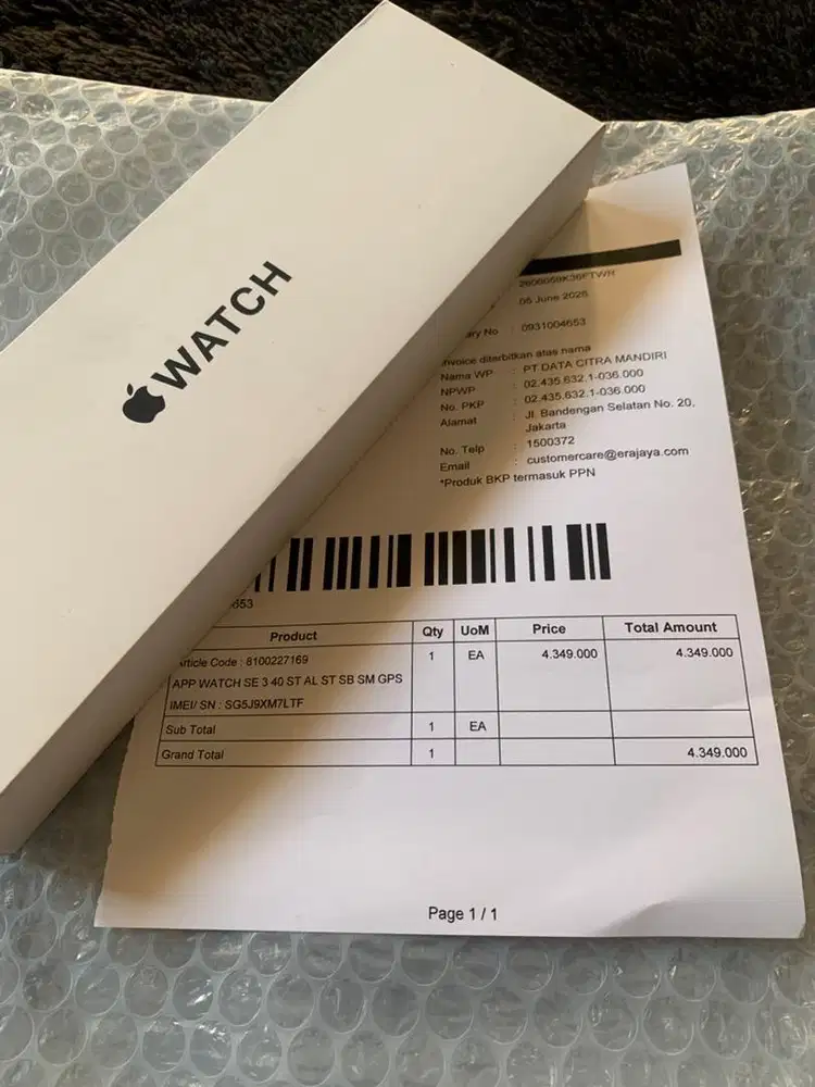 BNIB Apple Watch SE Gen 3 Starlight 40mm IBOX ( NEW )