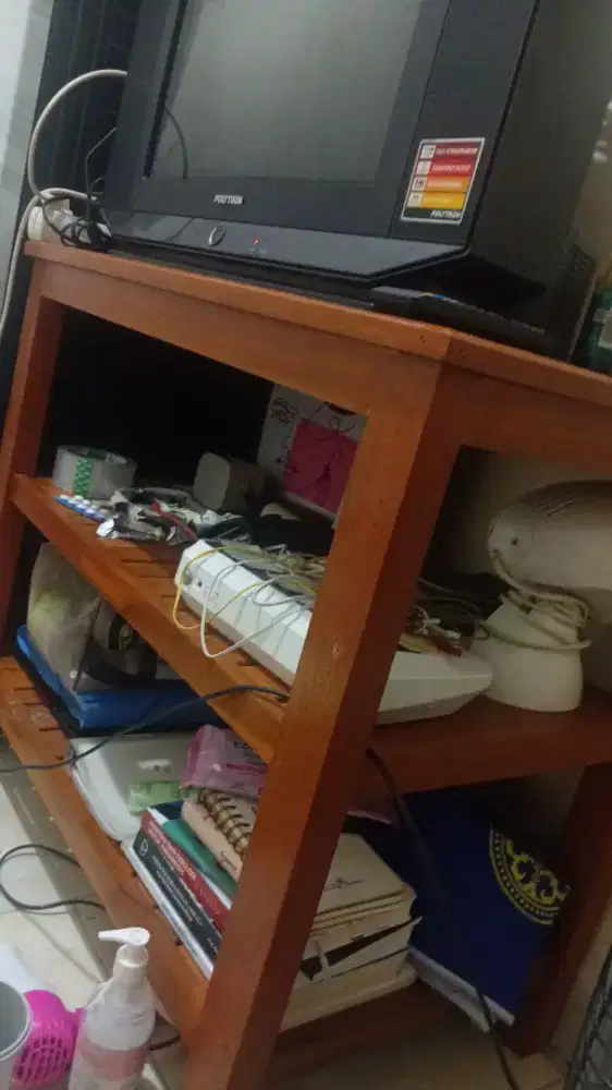 meja TV kayu kuat
