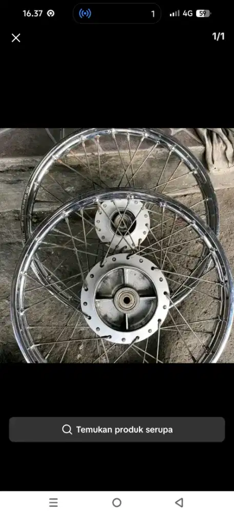 Di jual Velg depan belakang Jupiter z robot