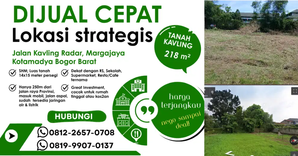 DIJUAL CEPAT - INVESTASI TERBAIK 2026: Amankan Aset Anda Sekarang!