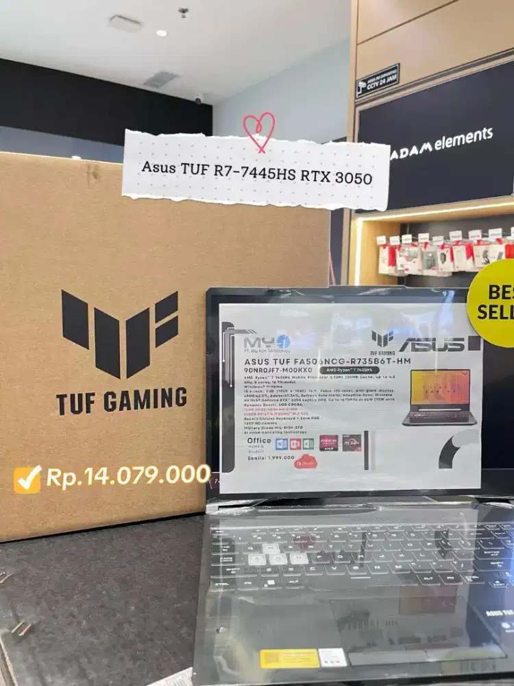 Laptop TUF FA506NCG Ryzen 7 7435HS