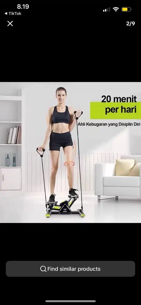 Stepper alat olahraga di rumah