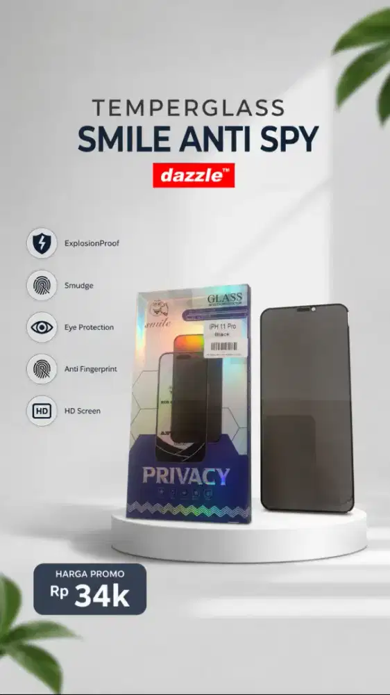 Temperglass Smile Privacy