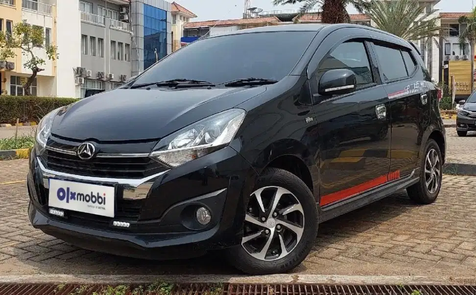TDP 7, JT Daihatsu Ayla 1.2 R Bensin-AT Hitam 2021