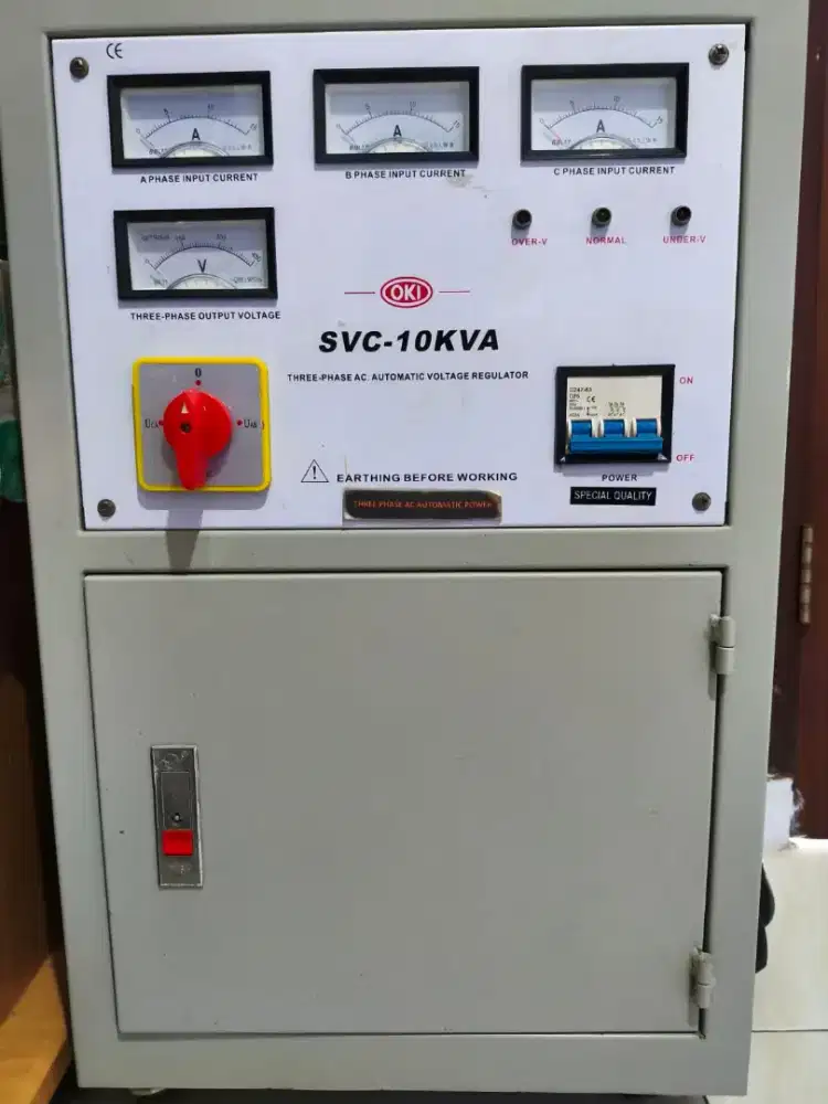 Stavolt 3 phase 10kva merk OKI