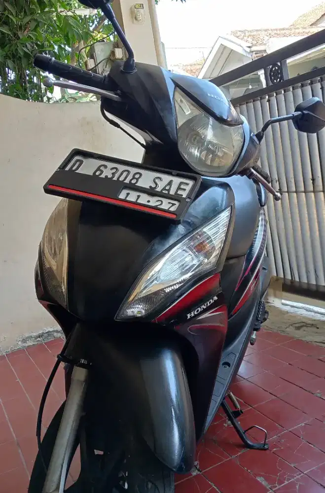 Honda Spacy Fi 2012 Helm in Hitam ori mulus siap pakai