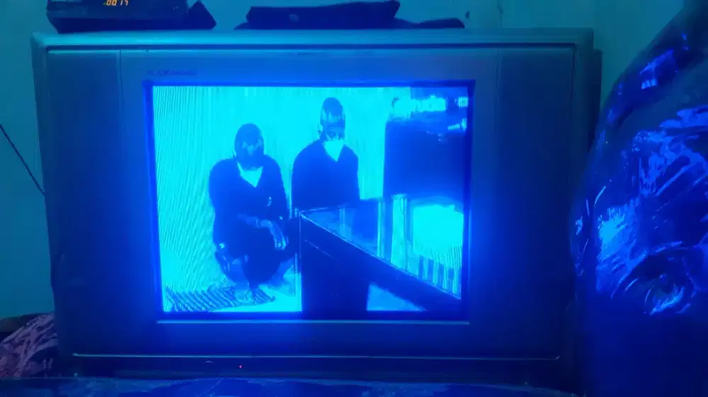 Tv Tabung+Stb+Remote+Antena