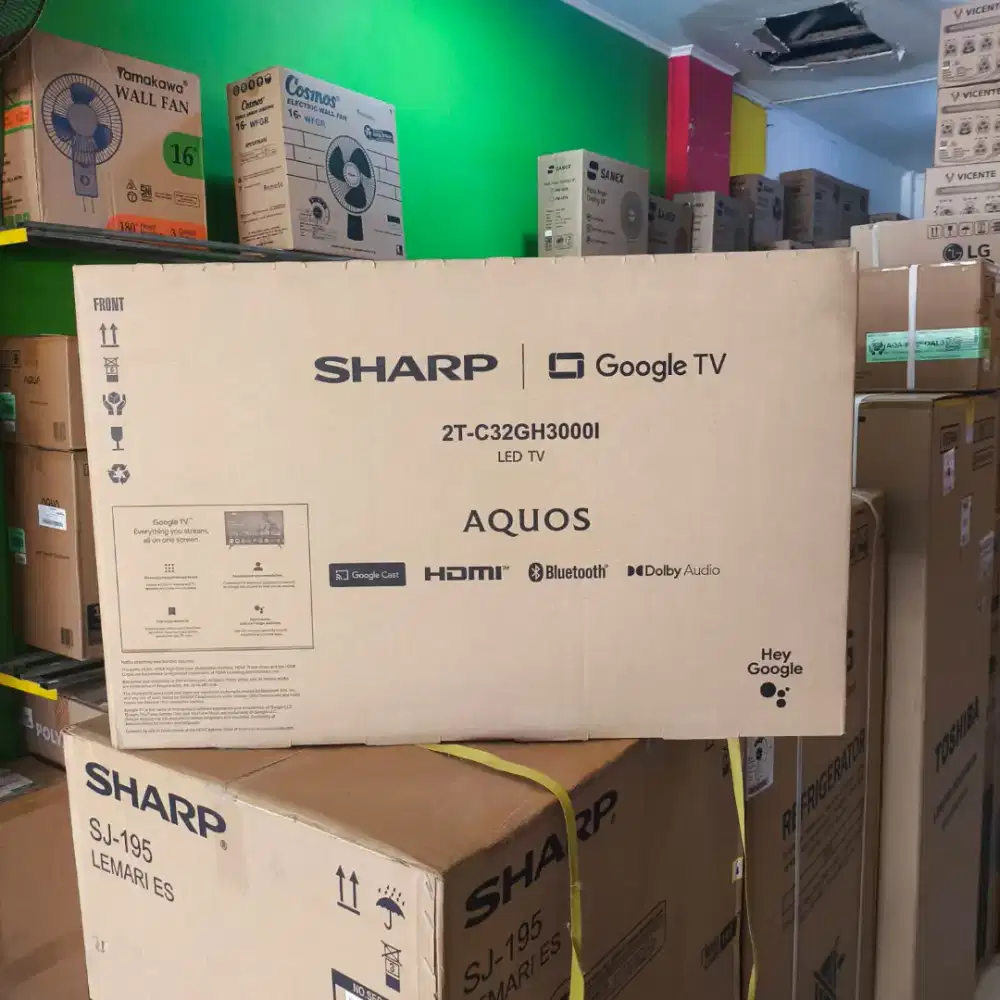 SHARP GOOGLE TV 32INCH PROMO TERBATAS GARANSI RESMI BISA KREDIT