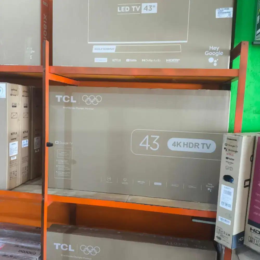 TCL GOOGLE TV 43INCH 4K UHD PROMO TERBATAS GARANSI RESMI