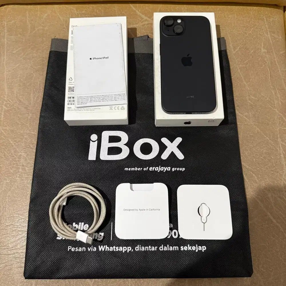 iPhone 15 iBox 128gb Fullset Mulus Nominus