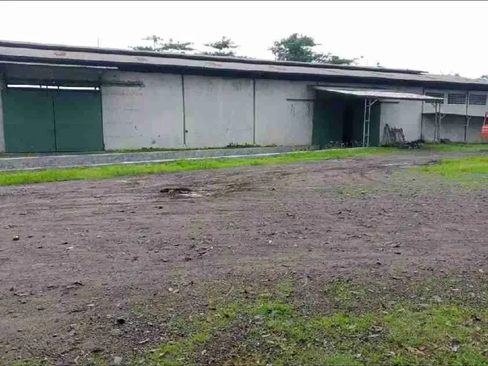 gudang sewa MURAH lahan parkir luas