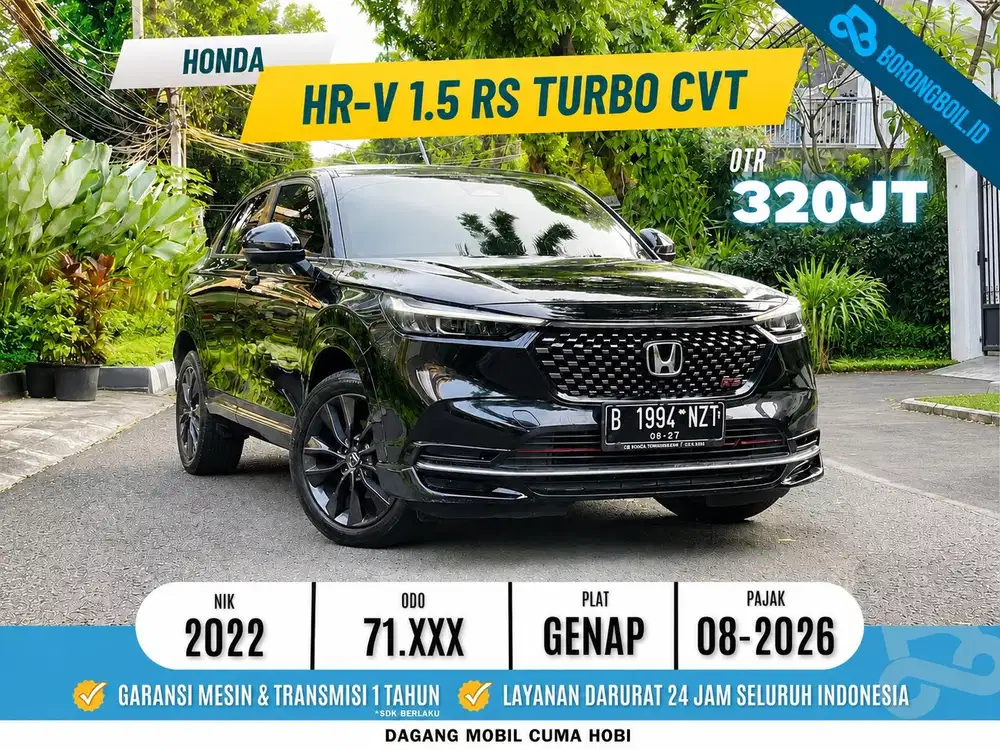 Hatchback Turbo | Honda HRV RS Turbo Metik 2022 Hitam