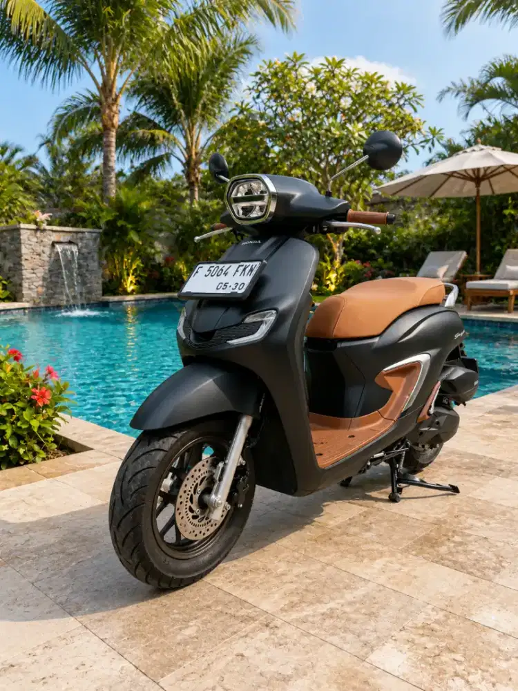 HONDA STYLO ABS 2025 
Plat F KAB 
SURAT LENGKP
PAJAK 05 2027