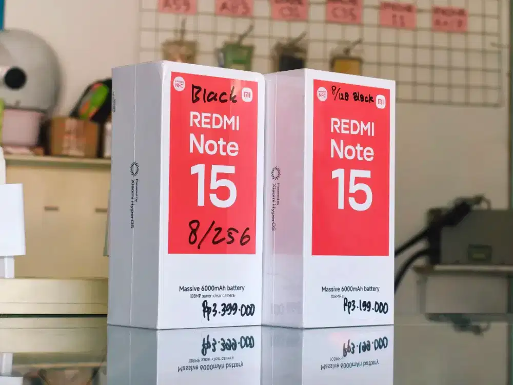 REDMI NOTE 15 4G 8/256 NEW SEGEL PROMO TERMURAH