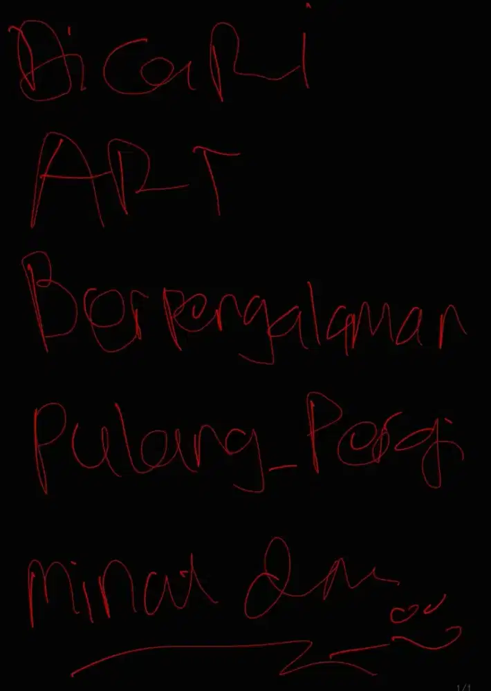 Di Cari ART pulang pergi untuk area lubang buaya