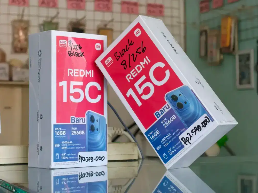 REDMI 15C 8/256 NEW SEGEL PROMO TERMURAH