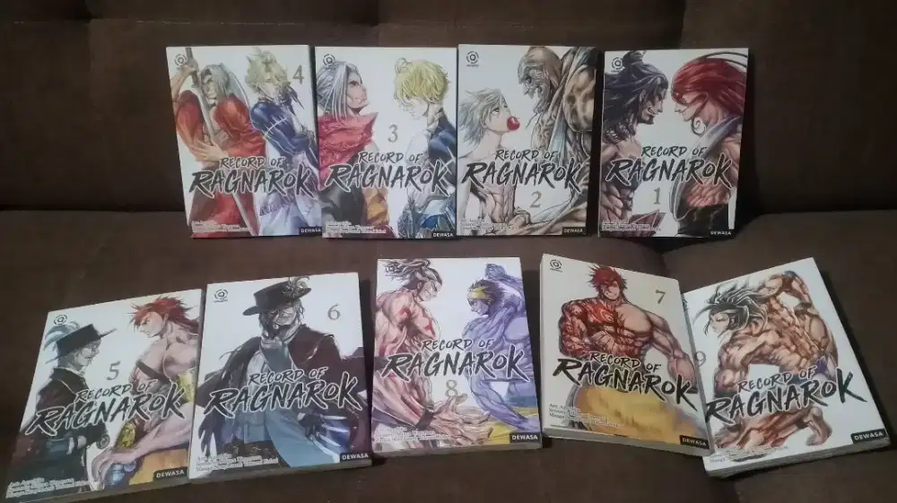 Buku komik record of Ragnarok seri 1-9