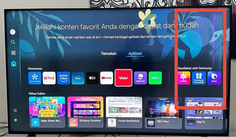Smart TV Samsung 50 inch Crystal UHD 4K
