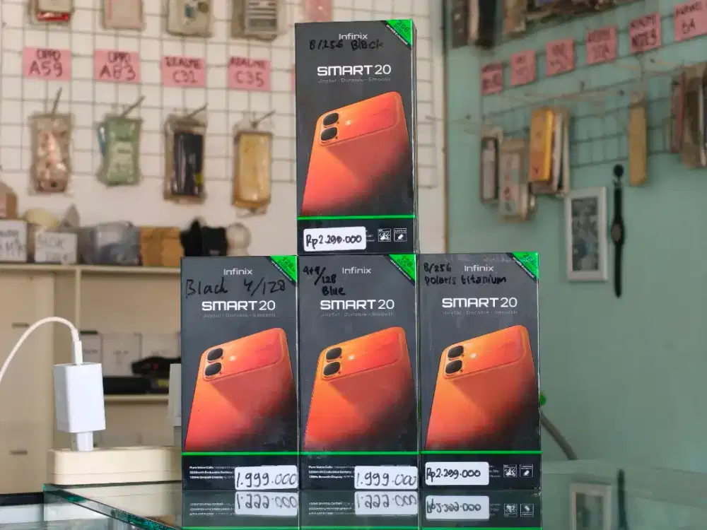 INFINIX SMART 20 4/256 NEW SEGEL PROMO TERMURAH