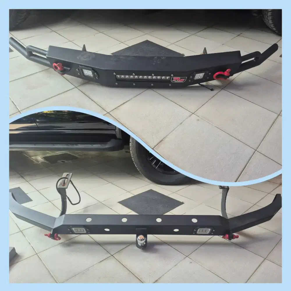 Paket Towing Depan Belakang RG Original Fortuner 2026-Lengkap & Mulus