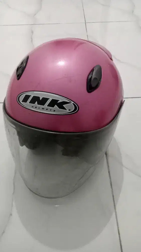 Helm INK Centro Original warna pink