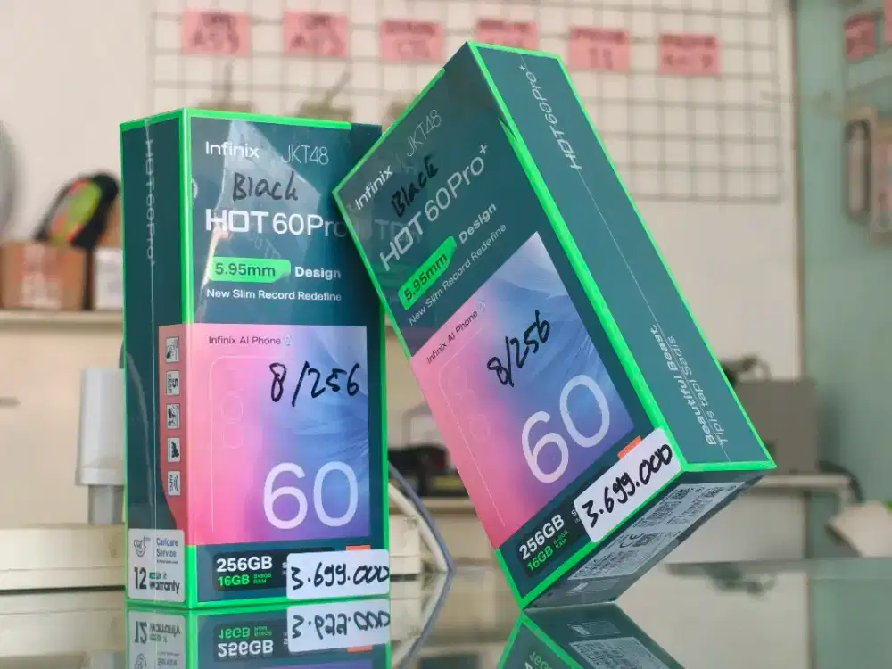 INFINIX HOT 60 PRO+ PLUS 8/256 NEW SEGEL PROMO TERMURAH
