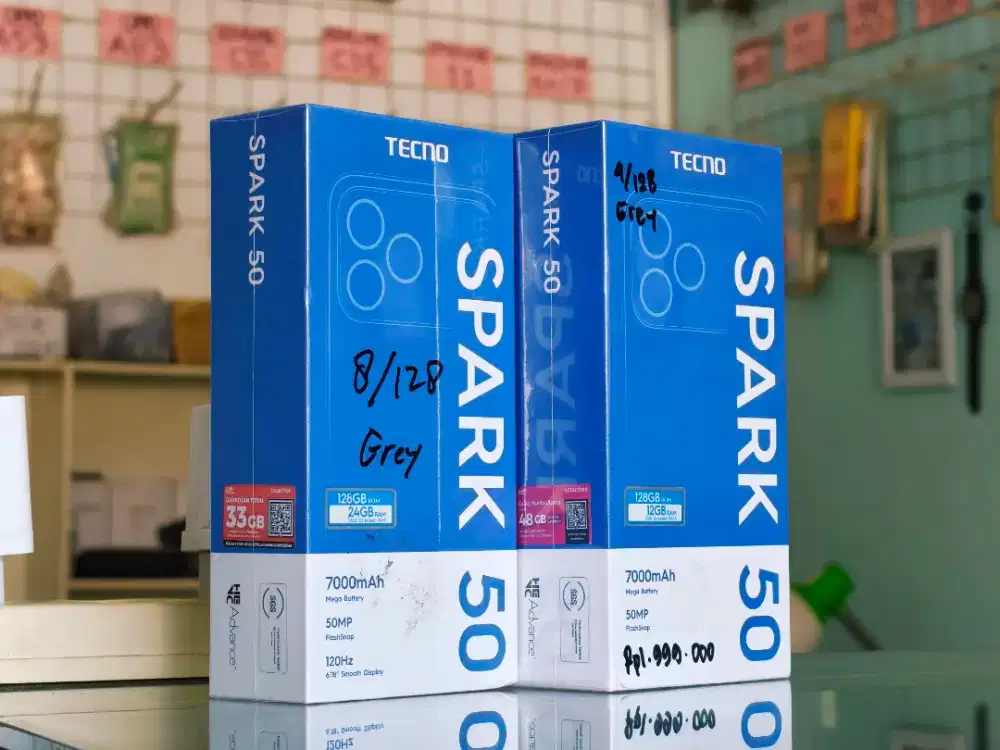 TECNO SPARK 50 8/128 NEW SEGEL PROMO TERMURAH