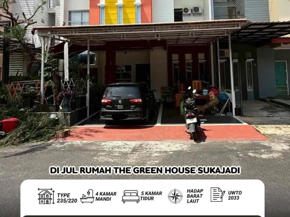 Dijual Rumah The Green House sukajadi Batam