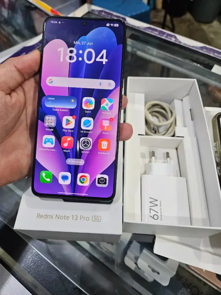 Xiaomi note 13 pro 5G 8/256 mulus fullset