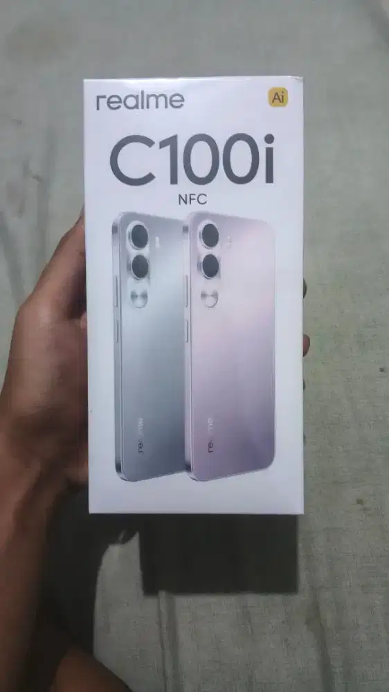 JUAL CEPAT REALME C100I 4+256 SEGEL RESMI BNIB PURPLE