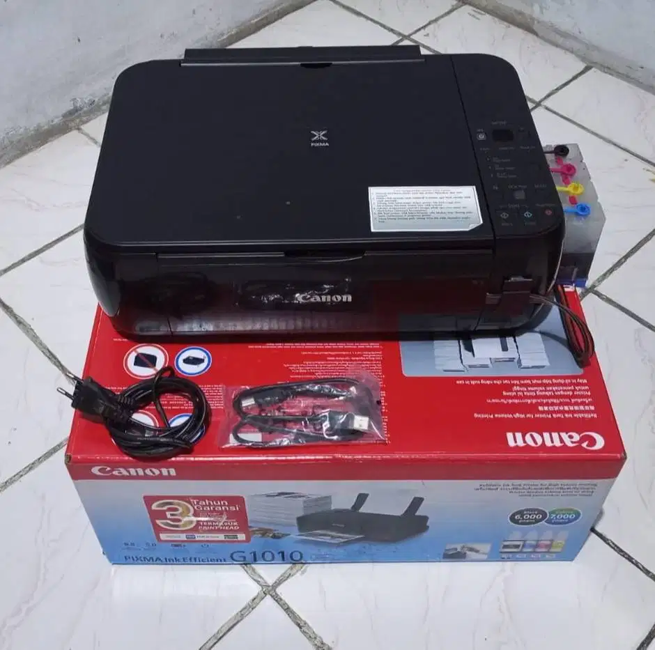 Printer Canon Pixma MP287 all in one infus sistem siap pakai