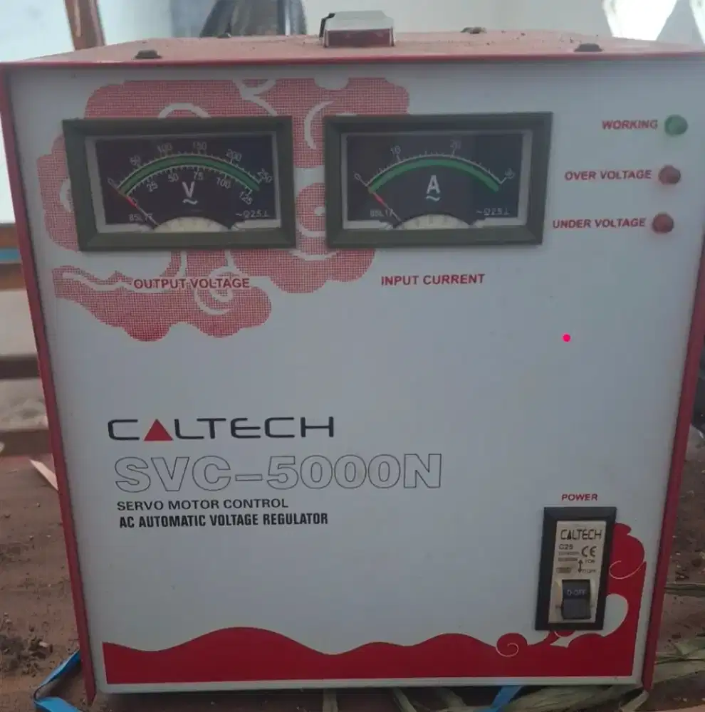 BU jual servo CALTECH SVC 5000N, belum dipakai.