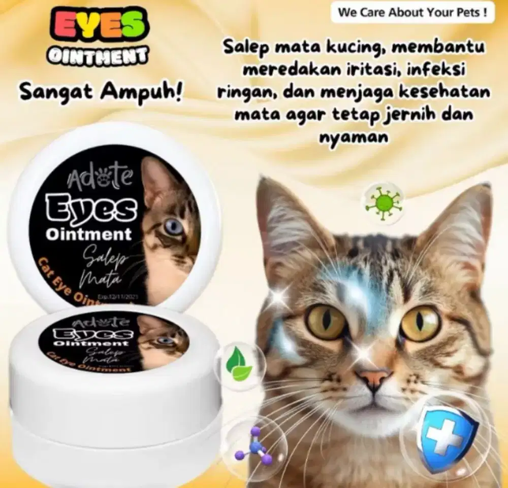 Salep Mata Kucing Belekan Bengkak Selaput Putih  Ampuh Adote FEZONE