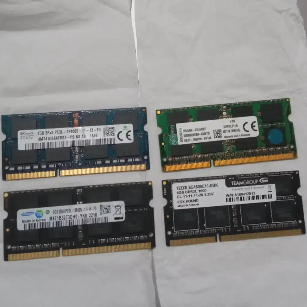 Ram Sodimm DDR3L 8GB 1600MHz pc12800