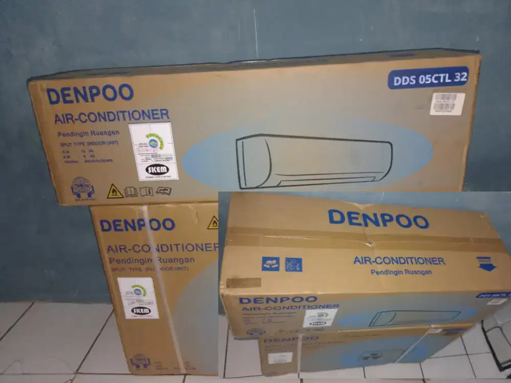 Jual AC Denpoo masih baru dan masih segel 1/2