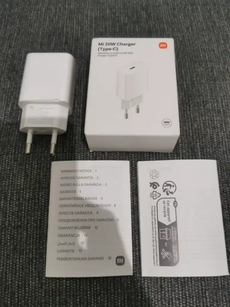 Charger xiaomi 20watt ori