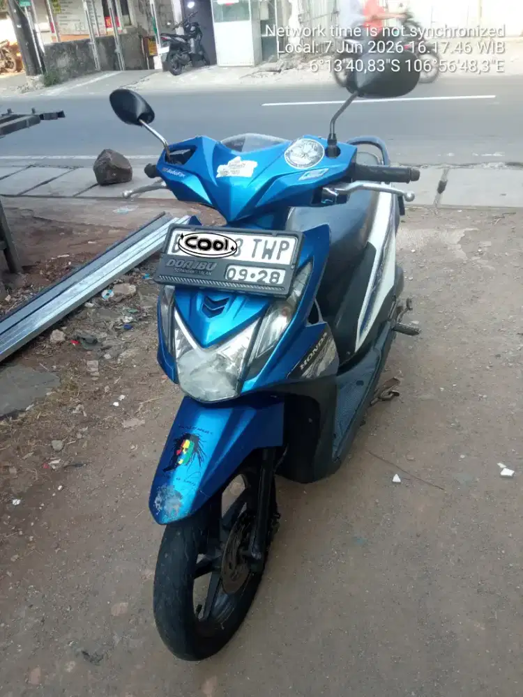 Honda beat fi 2013 stater kasar