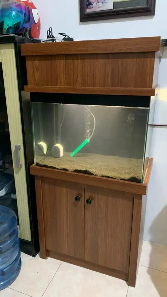pembikinan kabinet aquarium custome