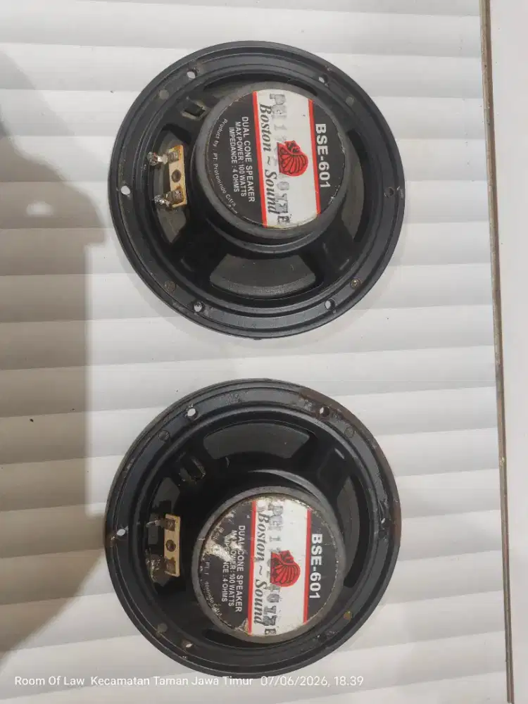 sepasang speaker Boston ORI 6 inch. Full Rang 100 watt 4 ohm
