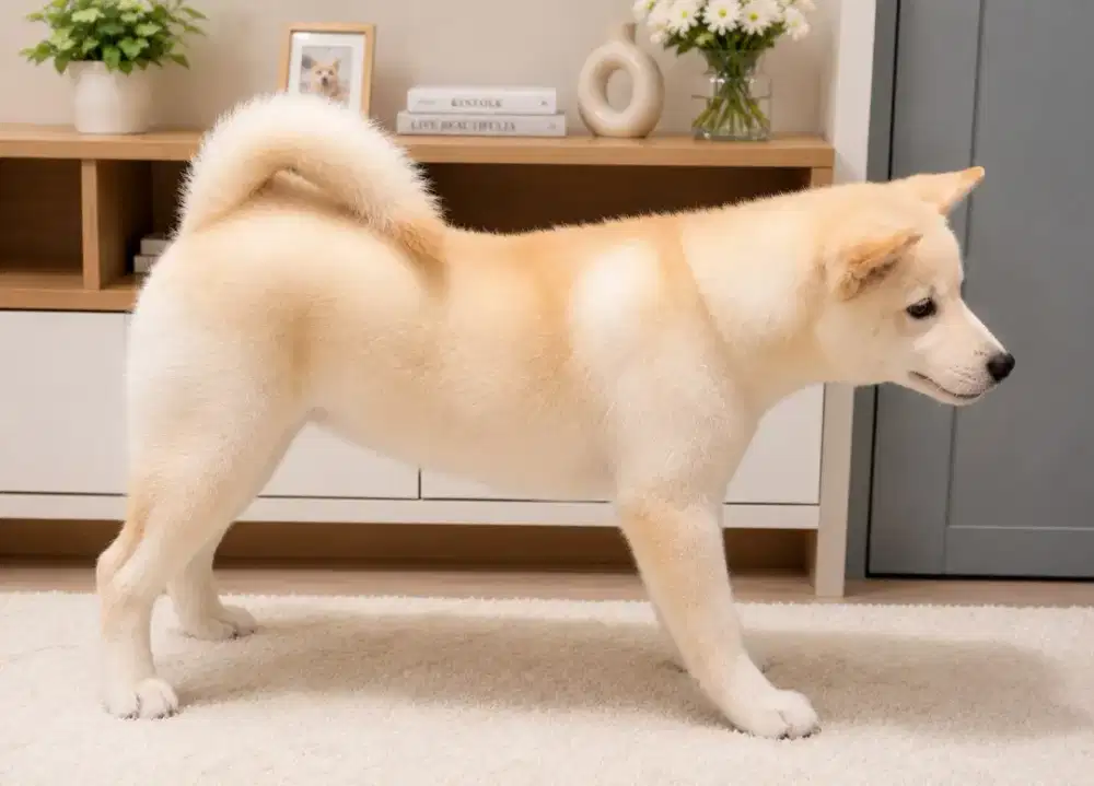 Shiba inu white
